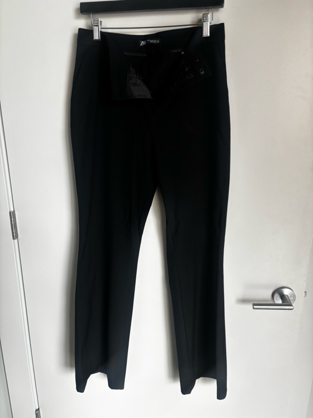 ZARA Women’s Black Trouser Pants w/ Pockets Size 6